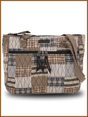 Quilted Patchwork Tote Bag Shoulder Handbag Cotton